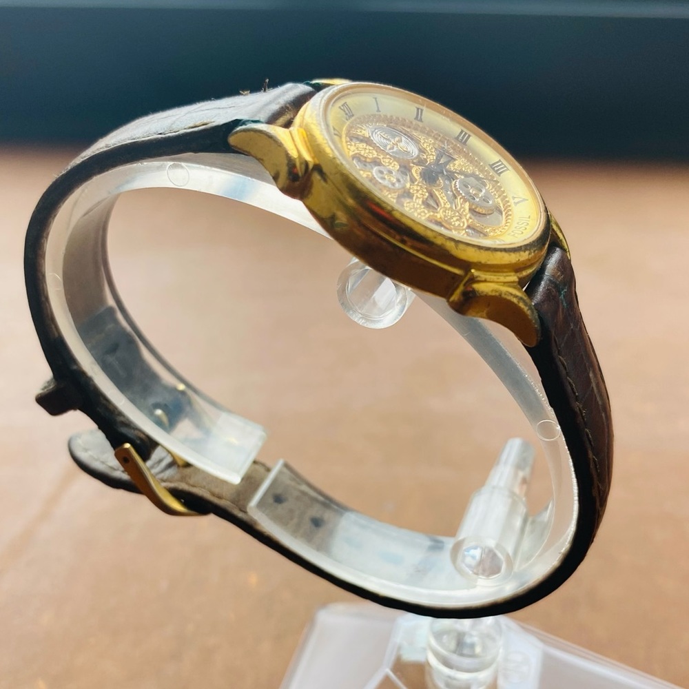 1995 FOSSIL SKELETON WATCH SK-5139 - Picture 4 of 6